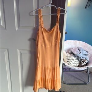 Orange Sleeveless Dress
